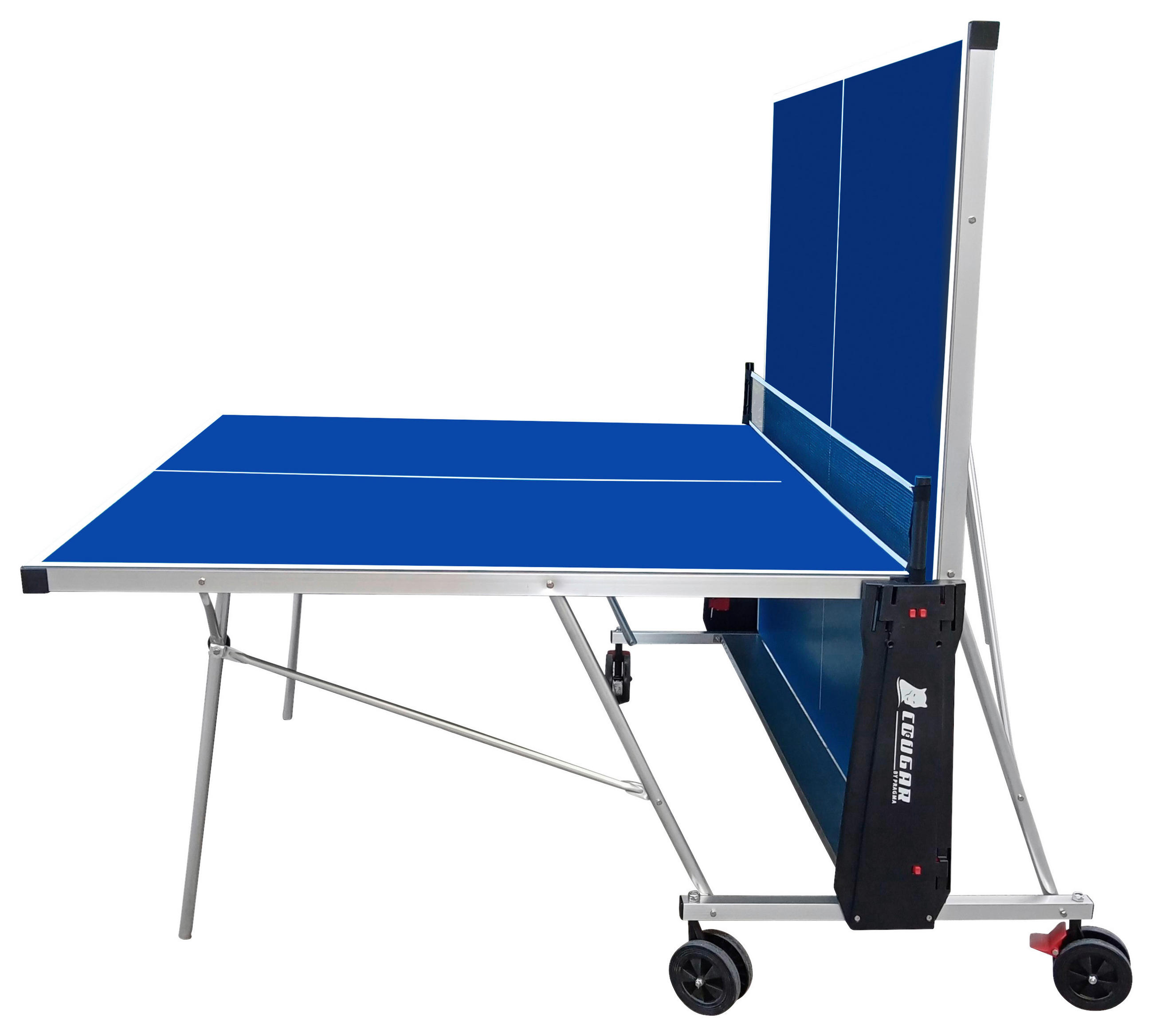 TISCHTENNISTISCH - Blau, Konventionell, Holz/Metall (152,5/76/274cm)