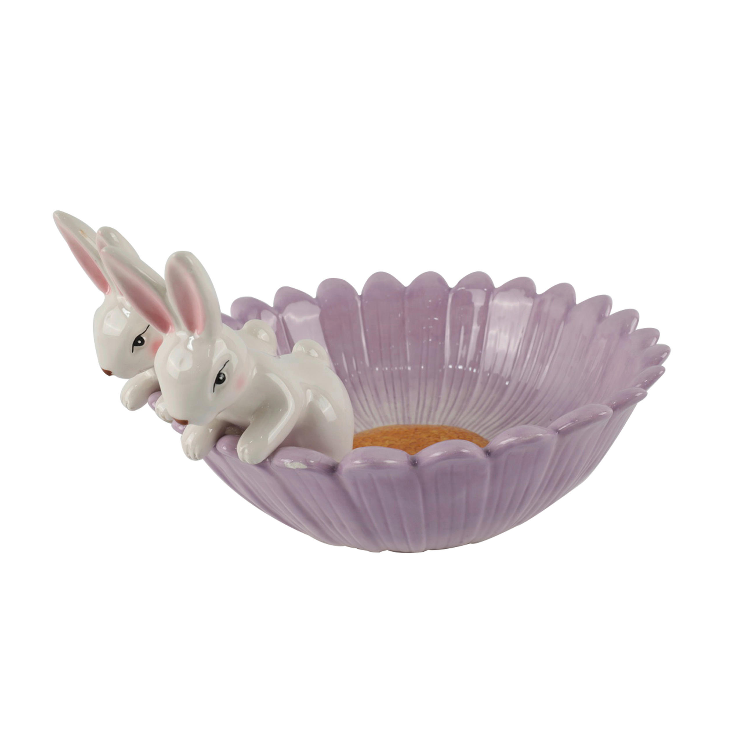 PLATOU PAȘTE - lila/roz aprins, Lifestyle, ceramică (21/19,8/12,8cm)