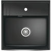 SPÜLE Kentro 60 / 59930168  - Schwarz Hochglanz, Basics, Keramik (59,5/20,0/61,8cm) - Systemceram