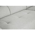 ECKSOFA Grau Struktur  - Schwarz/Grau, Design, Kunststoff/Textil (205/284cm) - Xora