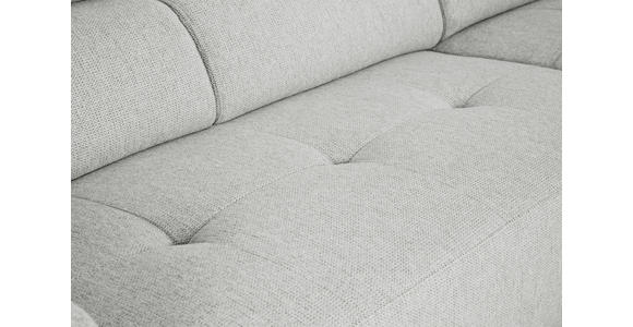 ECKSOFA Grau Struktur - Schwarz/Grau, Design, Kunststoff/Textil (284/205cm) - Xora