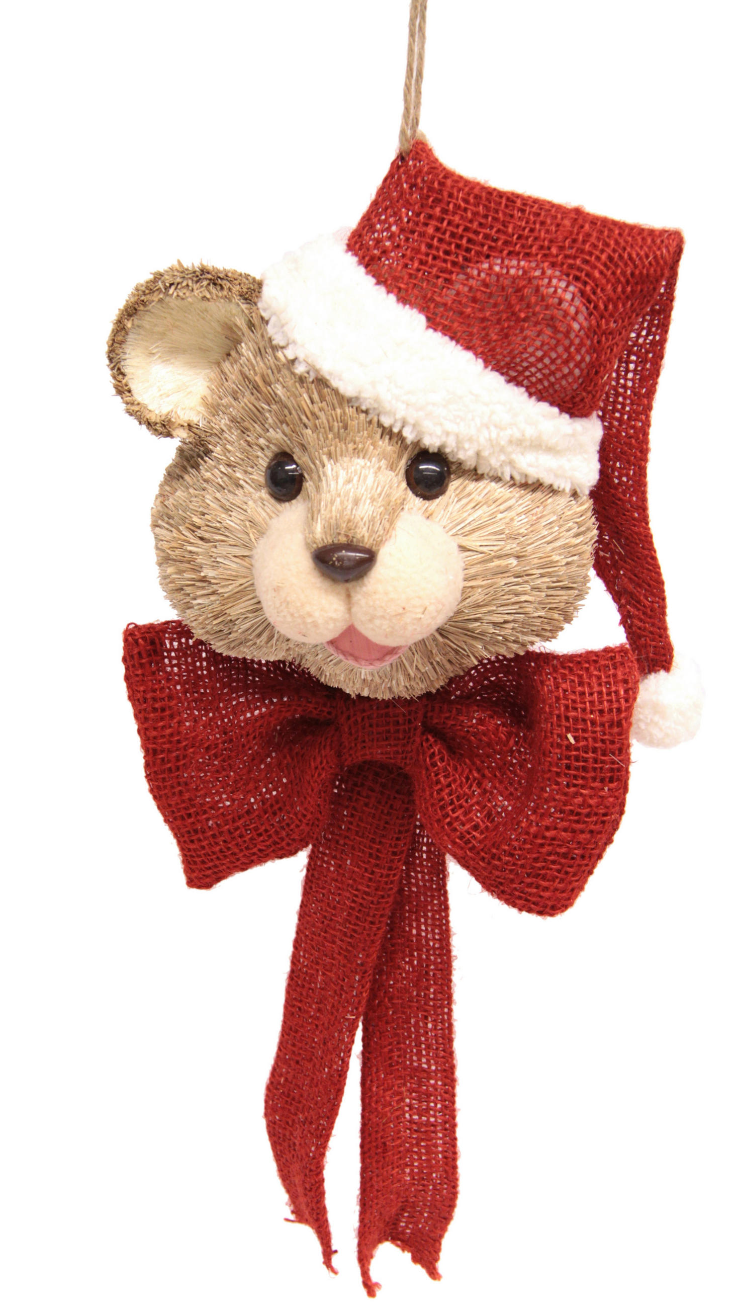 DEKOHÄNGER  - Rot, Basics, Naturmaterialien (20/42cm) - X-Mas