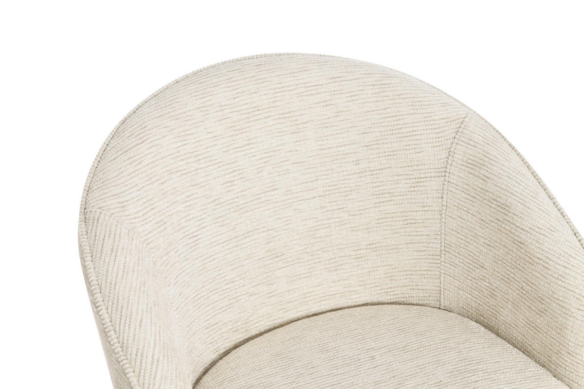 ARMLEHNSTUHL  in Eisen Leinenoptik  - Beige/Schwarz, Basics, Holz/Textil (60/81/62cm) - Livetastic