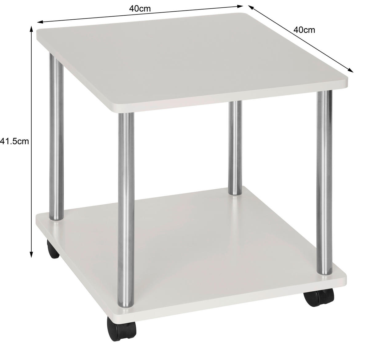POMOĆNI STOLIĆ crna, boje oplemenjenog čelika, kašmir  metal, drvni materijal   - kašmir/boje oplemenjenog čelika, Moderno, drvni materijal/metal (40/41,5/40cm)