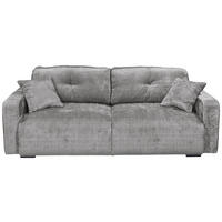 SCHLAFSOFA in Chenille Grau  - Schwarz/Grau, Konventionell, Kunststoff/Textil (235/88/120cm) - MID.YOU