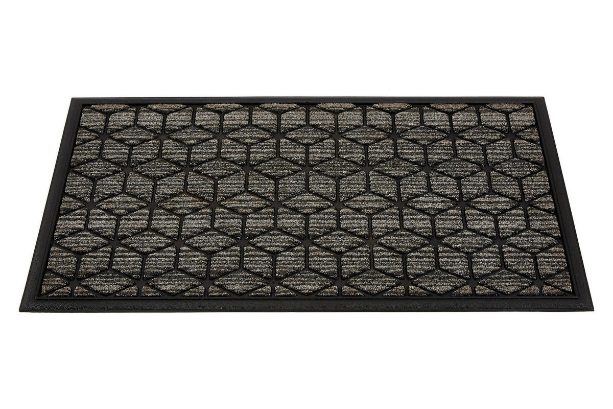 FUßMATTE  45/75 cm  Anthrazit  - Anthrazit, Design, Kunststoff/Textil (45/75cm) - Esposa