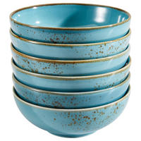 SKÅLSET 6 delar 16,5 cm   - turkos, Trend, keramik (16,5cm) - Creatable