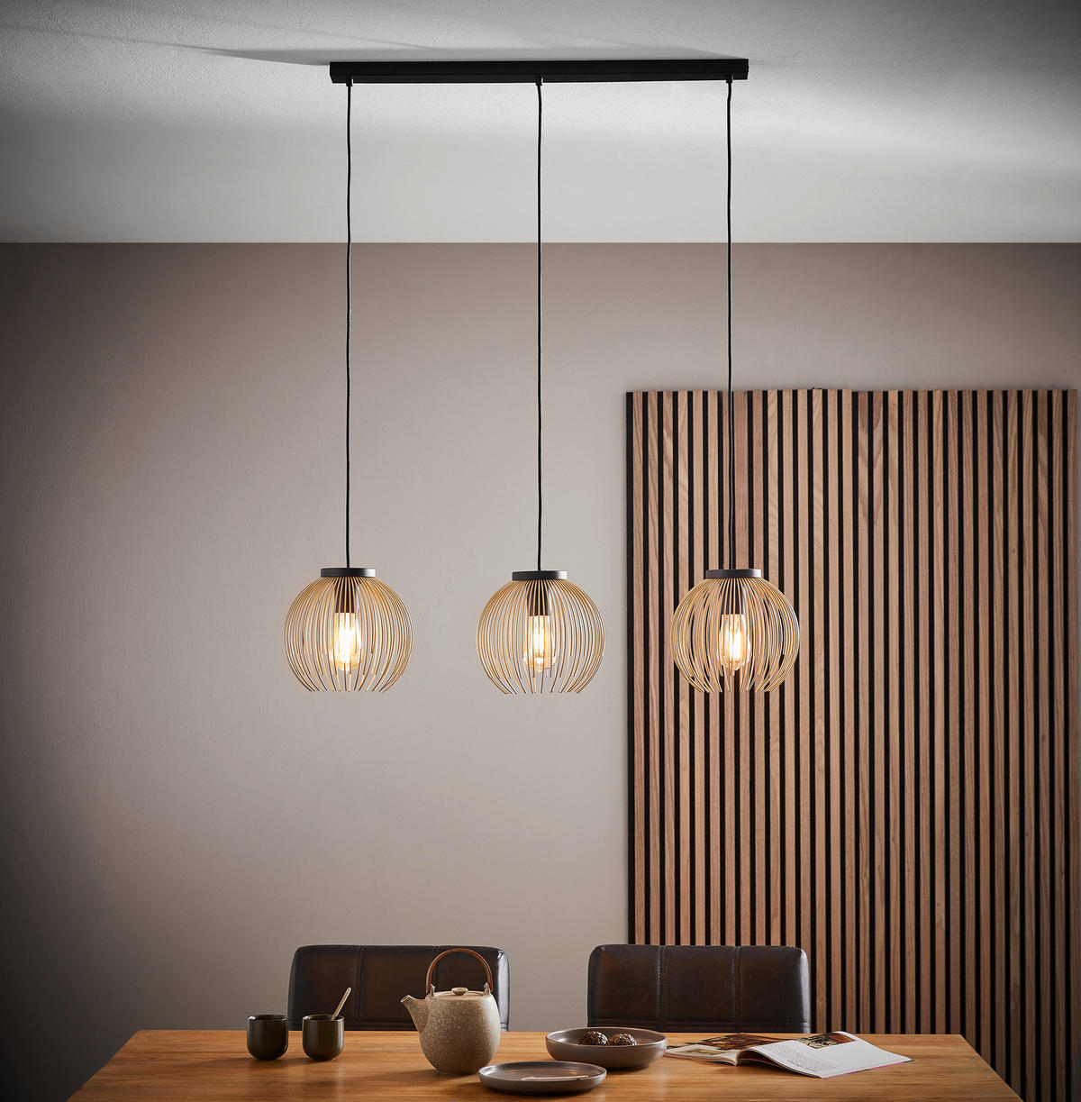 ZÁVĚSNÉ SVÍTIDLO, 93,5/23,5/110 cm  - černá/barvy zlata, Design, kov (93,5/23,5/110cm) - Eglo