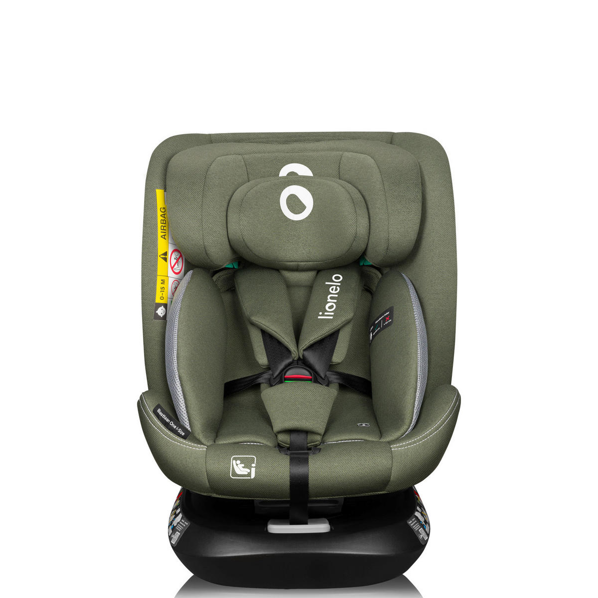 KINDERAUTOSITZ Bastiaan One i-Size   - Olivgrün, Basics, Kunststoff (44.5/60/81cm) - Lionelo