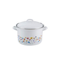 FLEISCHTOPF Flora 4.5 l  - Weiß, LIFESTYLE, Metall (22cm) - Riess