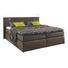 POSTEL BOXSPRING, 160/200 cm, textil, hnědá - černá/hnědá, Design, textil/umělá hmota (160/200cm) - Carryhome POSTEL BOXSPRING, 160/200 cm, textil, hnědá - černá/hnědá, Design, textil/umělá hmota (160/200cm) - Carryhome