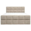 BOXBETT 180/200 cm  in Taupe  - Taupe, Design, Kunststoff/Textil (180/200cm) - Xora