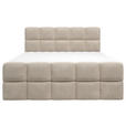 BOXBETT 180/200 cm  in Taupe  - Taupe, Design, Kunststoff/Textil (180/200cm) - Xora