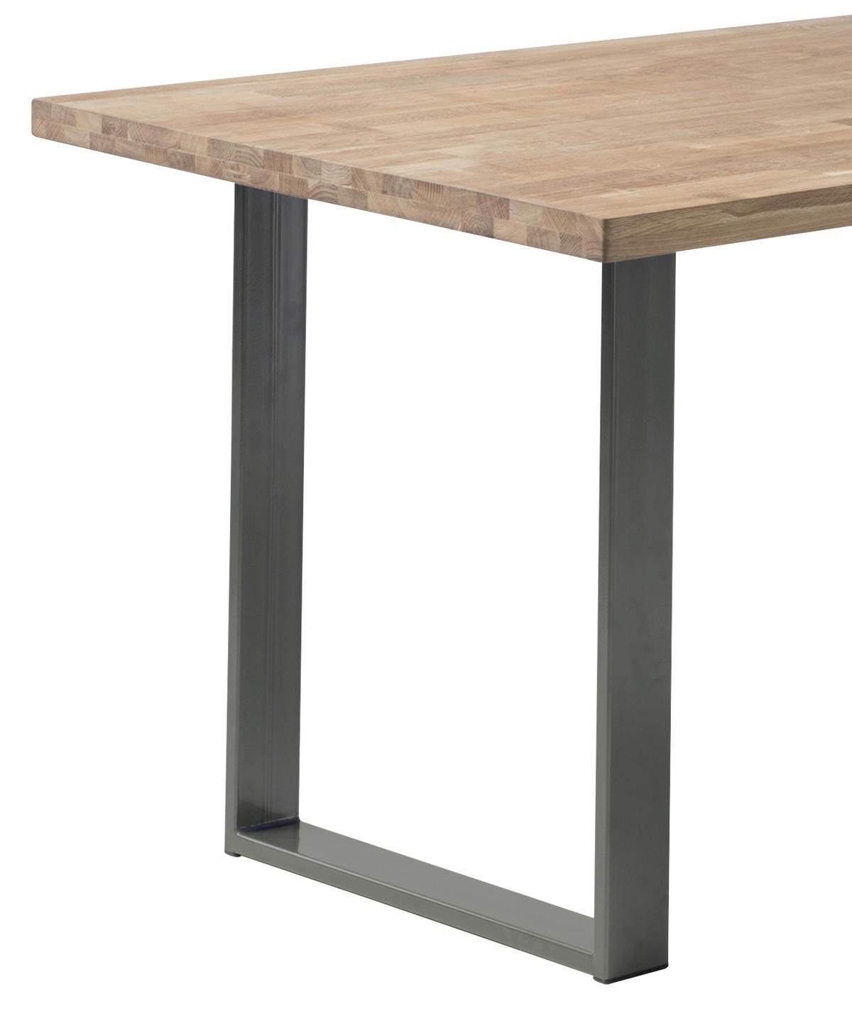 ESSTISCH in Holz, Metall 180/90/76 cm  - Eichefarben/Anthrazit, Modern, Holz/Metall (180/90/76cm) - MID.YOU