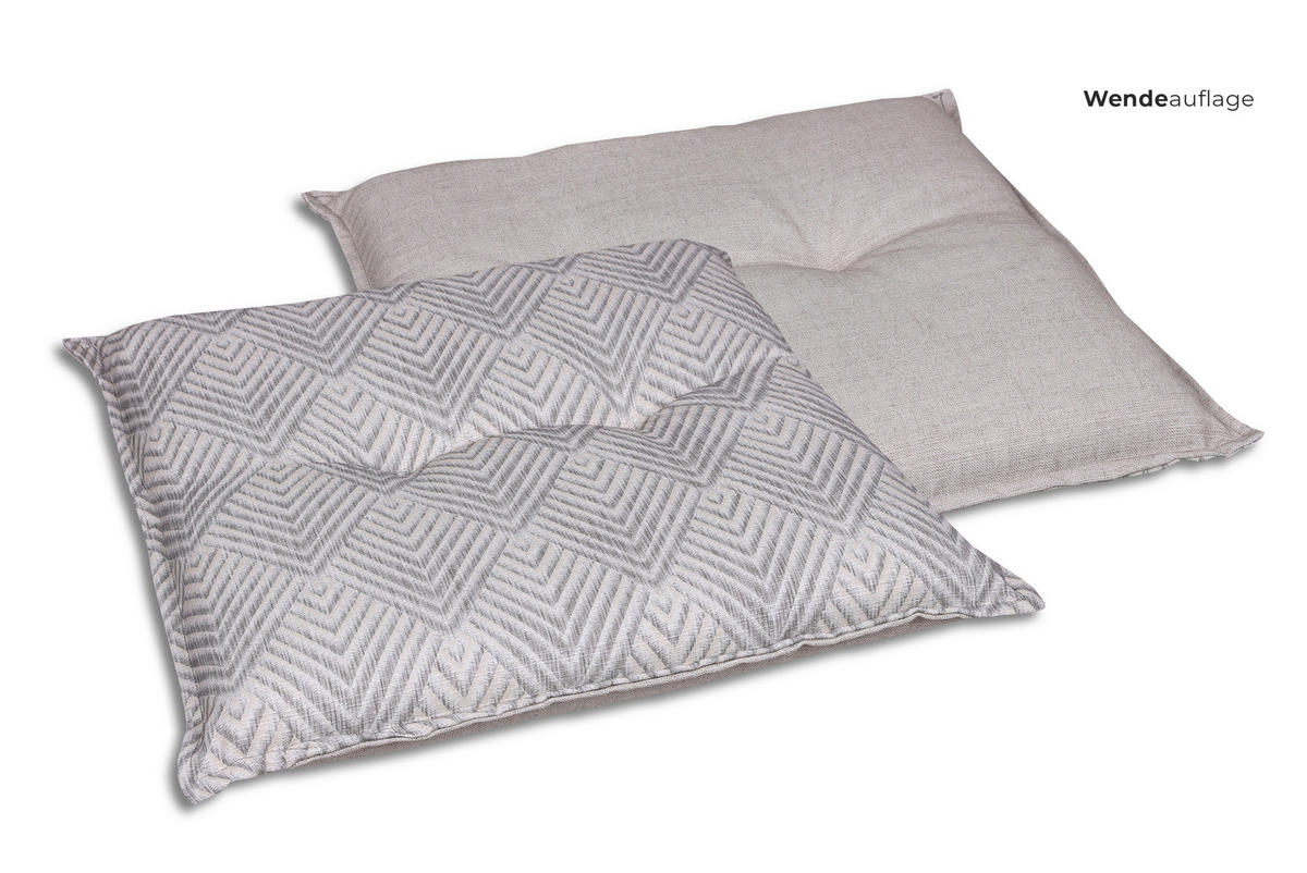 GARTENHOCKERAUFLAGE   50/7/50 cm  - Beige, Basics, Textil (50/7/50cm)