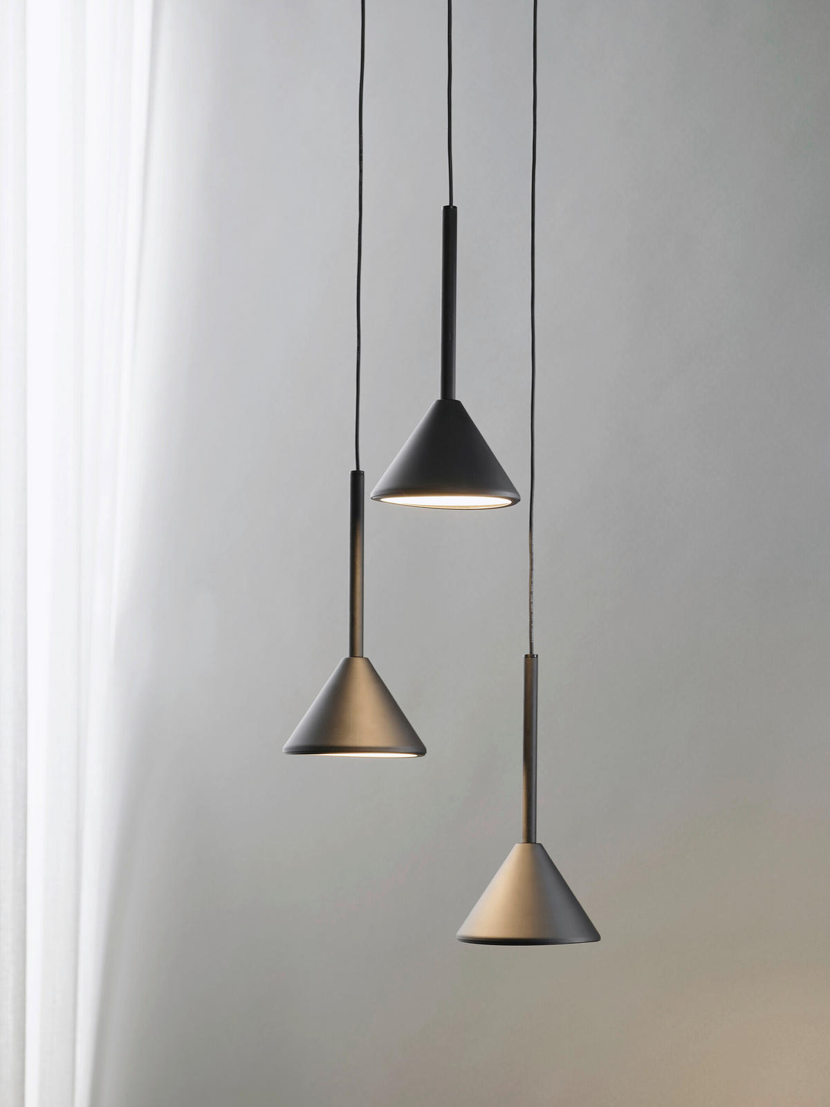 LED-HÄNGELEUCHTE 29/150 cm   - Schwarz, Basics, Metall (29/150cm) - Osram
