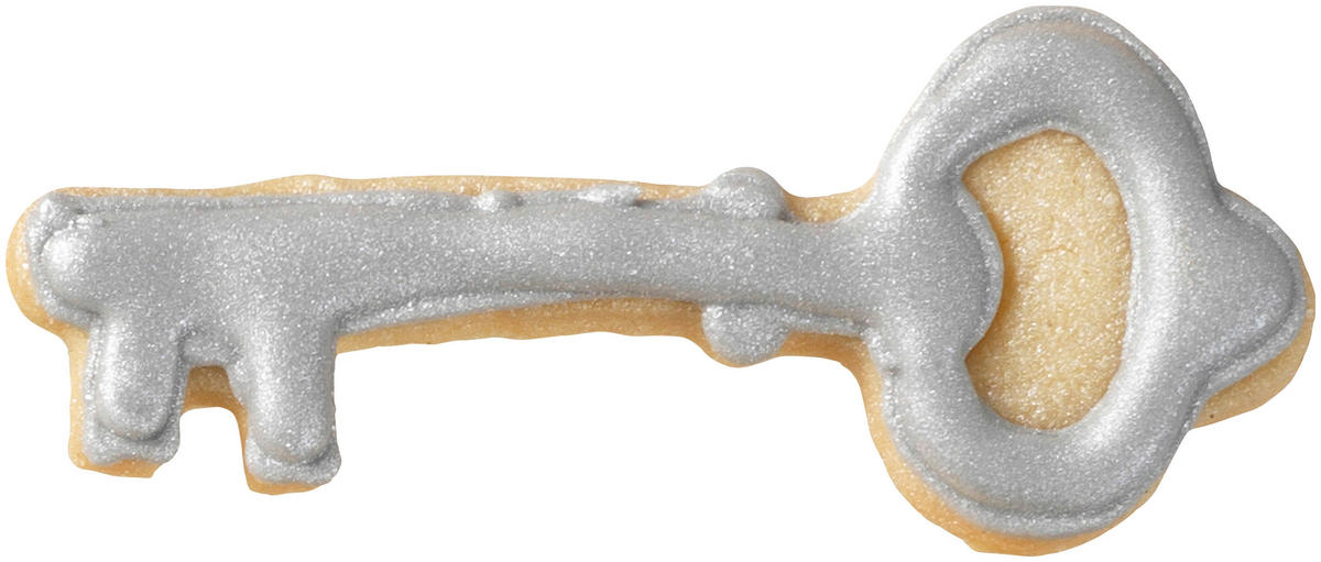 KEKSAUSSTECHFORM - Silberfarben, Basics, Metall (8/3,2/2,5cm) - Birkmann