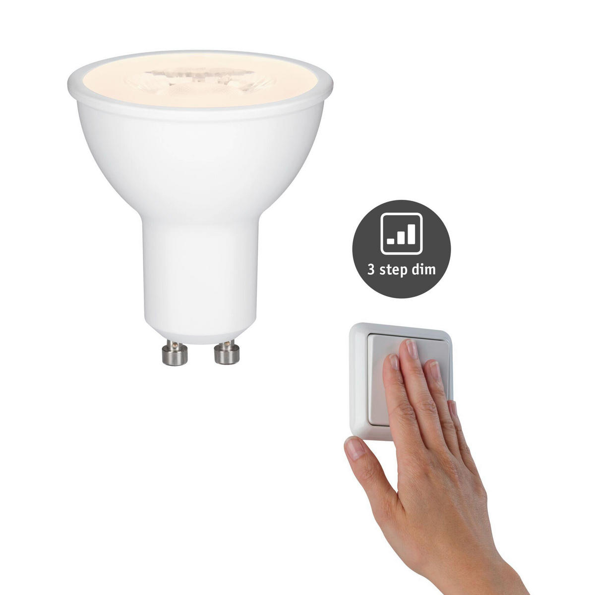 LED-LEUCHTMITTEL  - Weiß, Basics, Kunststoff (5,1/5,6cm) - Paulmann
