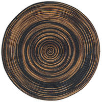 TISCHSET Textil Schwarz 38 cm  - Schwarz, KONVENTIONELL, Textil (38cm) - Novel