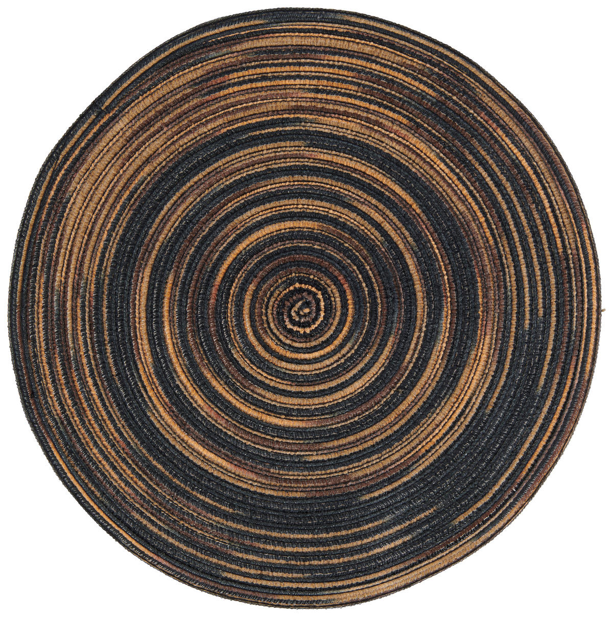 TISCHSET Textil Schwarz 38 cm  - Schwarz, KONVENTIONELL, Textil (38cm) - Novel