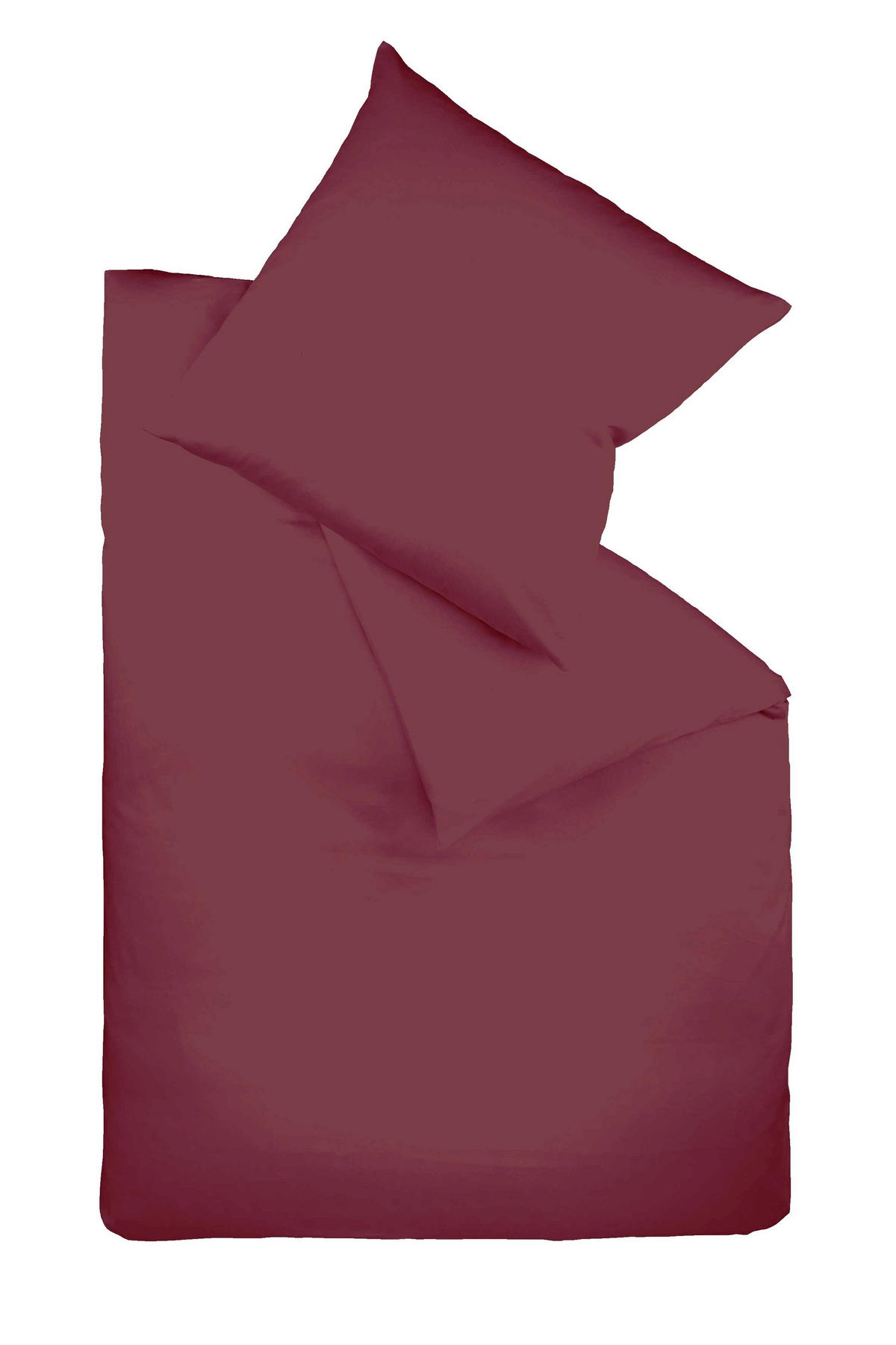 BETTWÄSCHE Satin 200/220 cm  - Pflaume, Basics, Textil (200/220cm) - Fleuresse