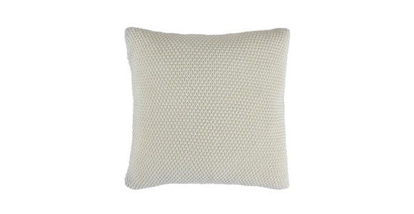 ZIERKISSEN 45/45 cm - Weiß, Basics, Textil (45/45cm) - Novel