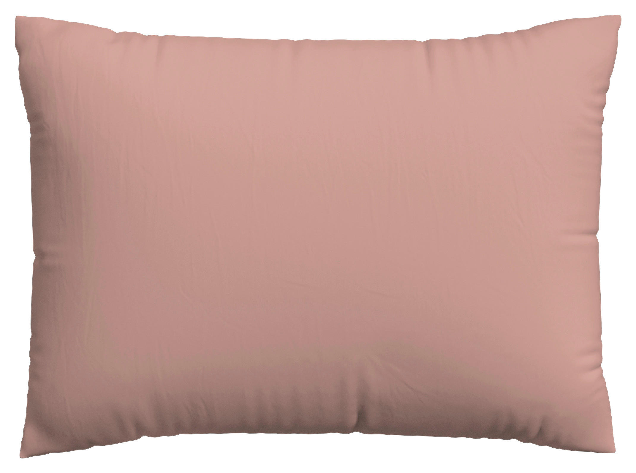 KOPFPOLSTERBEZUG WOVEN SATIN 60/80 cm  - Dunkelrosa, Basics, Textil (60/80cm) - Schlafgut