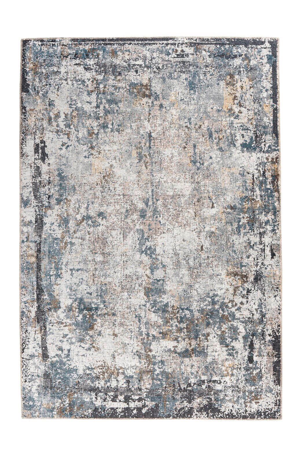 FLACHWEBETEPPICH 110/180 cm Faye 1225 Multi / Schwarz Multicolor, Schwarz  - Multicolor/Schwarz, Basics, Textil (110/180cm) - Novel