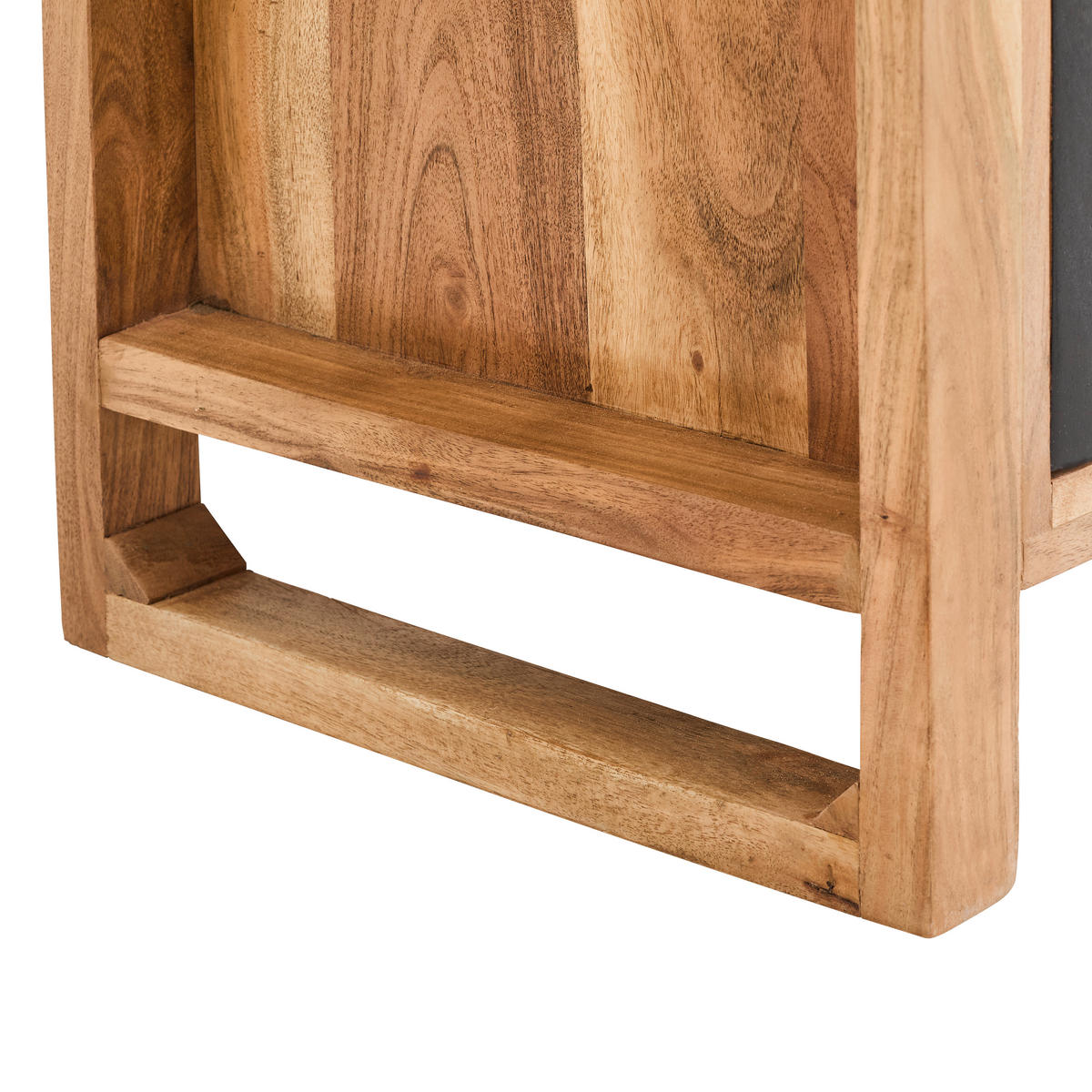 KOMMODE  in 100/135/40 cm  - Schwarz/Naturfarben, KONVENTIONELL, Holz/Metall (100/135/40cm) - Livetastic