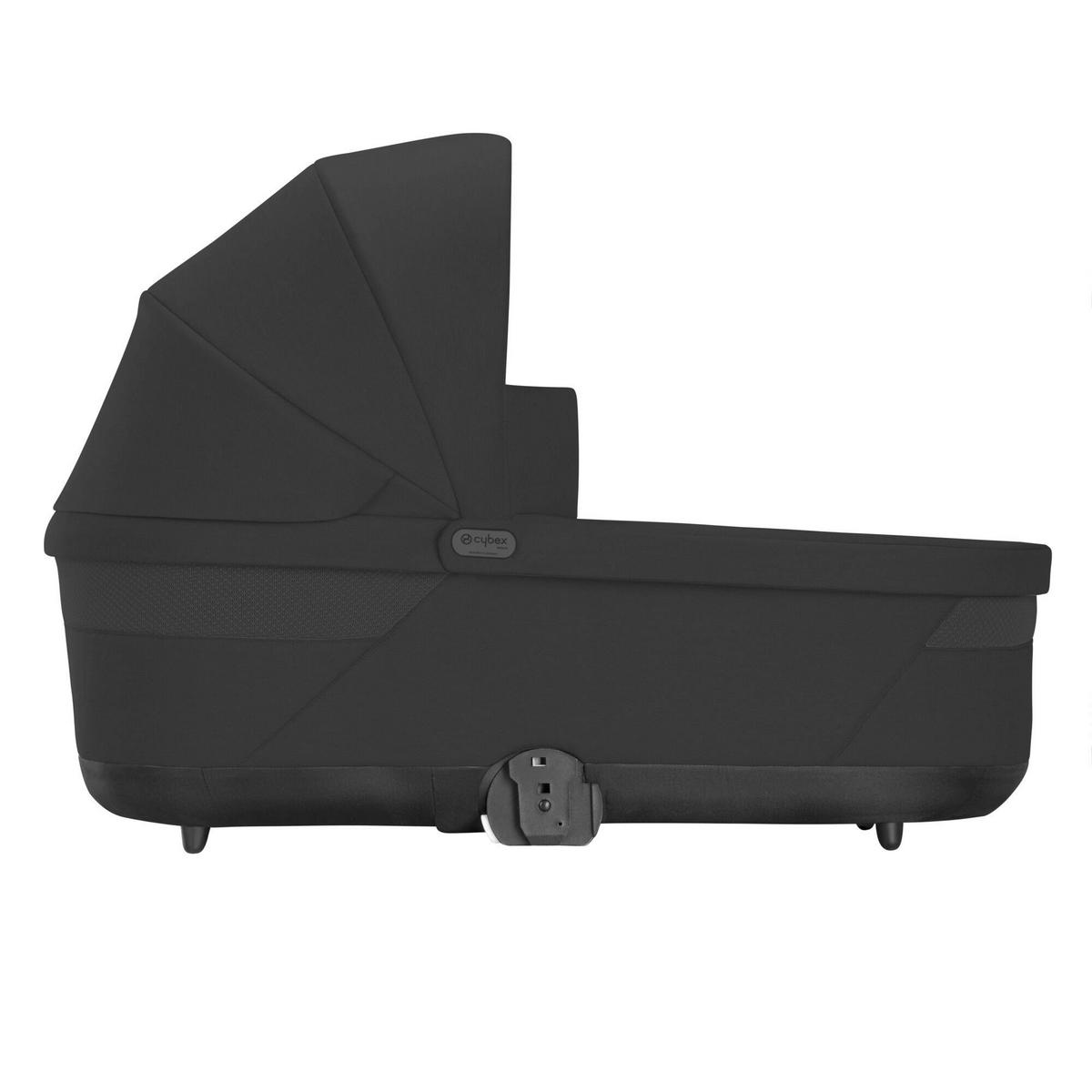 LIEGEWANNE COT S LUX  - Schwarz, Basics, Kunststoff/Textil (88,5/45/22,3cm) - cybex GOLD