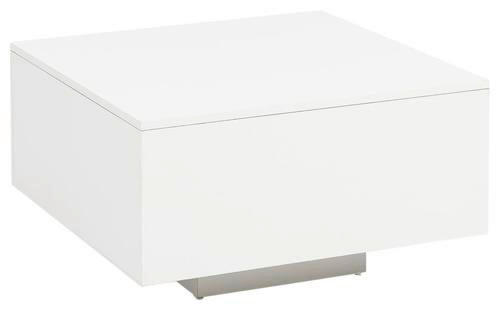 KONFERENČNÝ STOLÍK, biela, kompozitné drevo, 60/60/35,5 cm - biela, Modern, kompozitné drevo (60/60/35,5cm) - MID.YOU