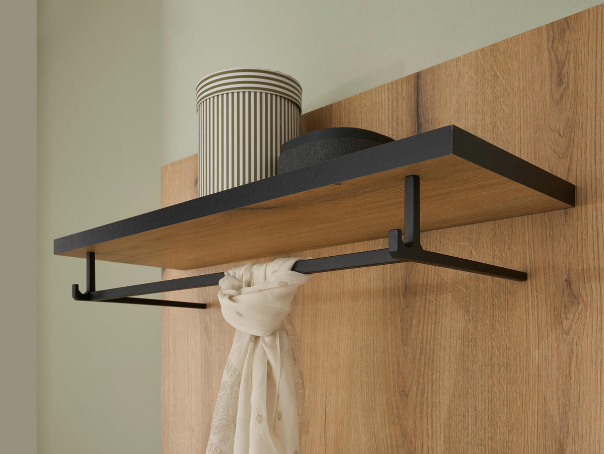 GARDEROBE 5-teilig  in 170/200/39 cm  - Eichefarben, MODERN, Holzwerkstoff (170/200/39cm) - MID.YOU