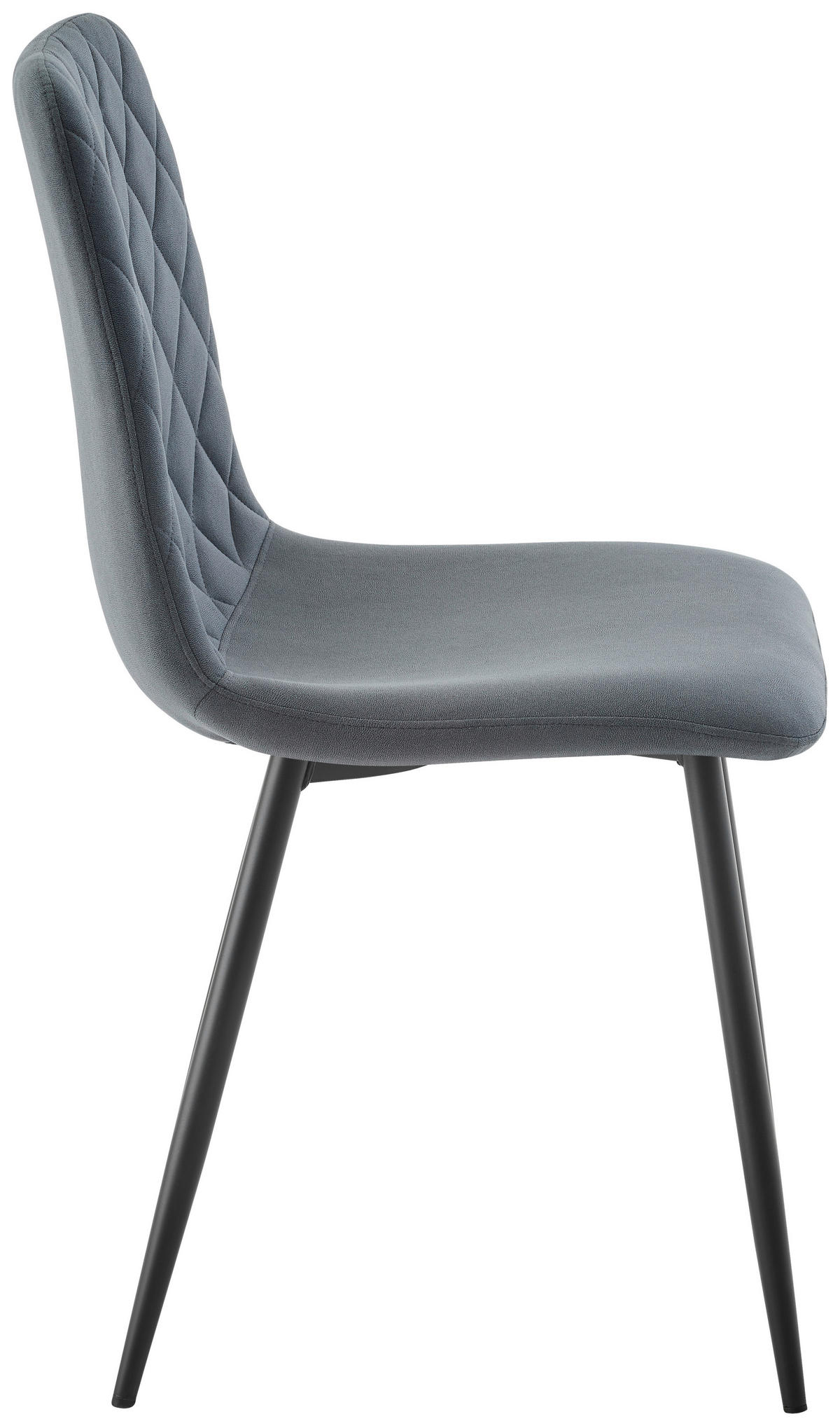 STOLICA  tamno siva  metal, tekstil      - tamno siva/crna, Design, metal/tekstil (45/87/55cm) - Ti'me