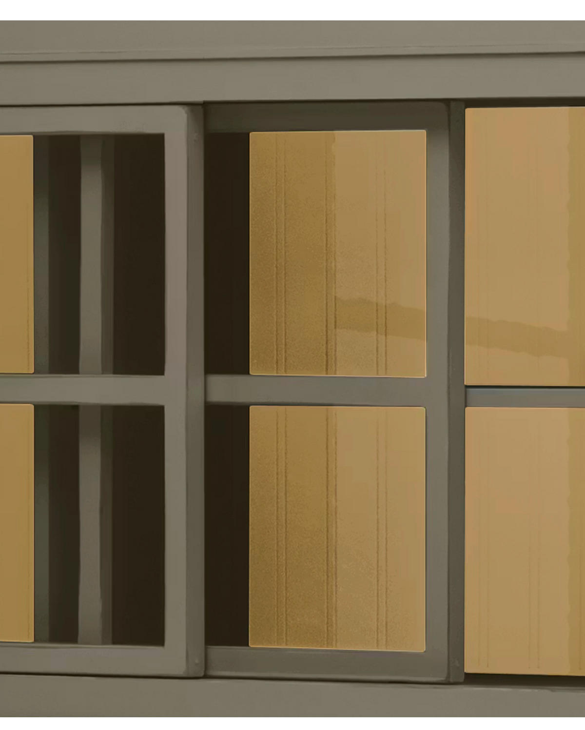 HIGHBOARD UrbanClass  in 190,5/219,5/49 cm  - Creme/Grau, LIFESTYLE, Glas/Holz (190,5/219,5/49cm) - Livetastic