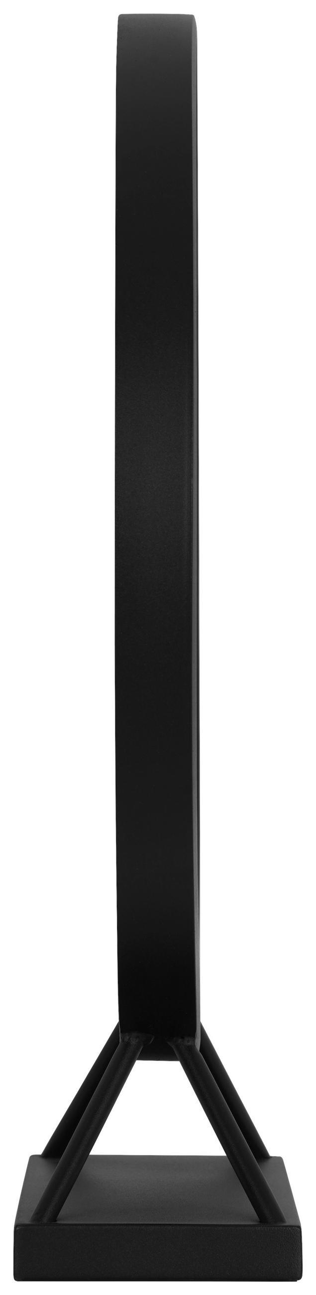SCHMINKSPIEGEL 50/59,5/12,5 cm  - Klar/Schwarz, Basics, Glas/Metall (50/59,5/12,5cm) - Boxxx
