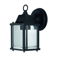 AUßENWANDLEUCHTE 15/10,5/22,5 cm   - Schwarz, Basics, Metall (15/10,5/22,5cm) - Ledvance