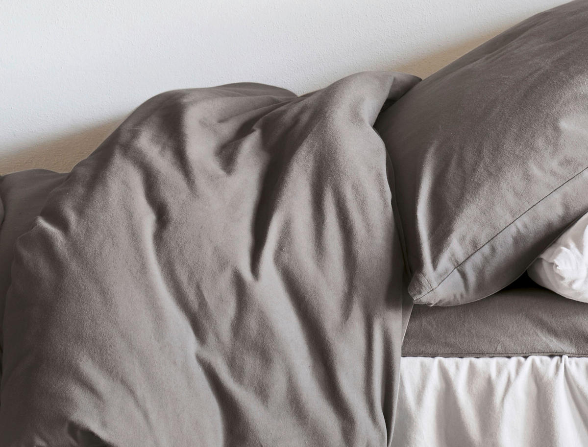 BETTWÄSCHE Biber 135/200 cm  - Taupe, KONVENTIONELL, Textil (135/200cm) - Irisette