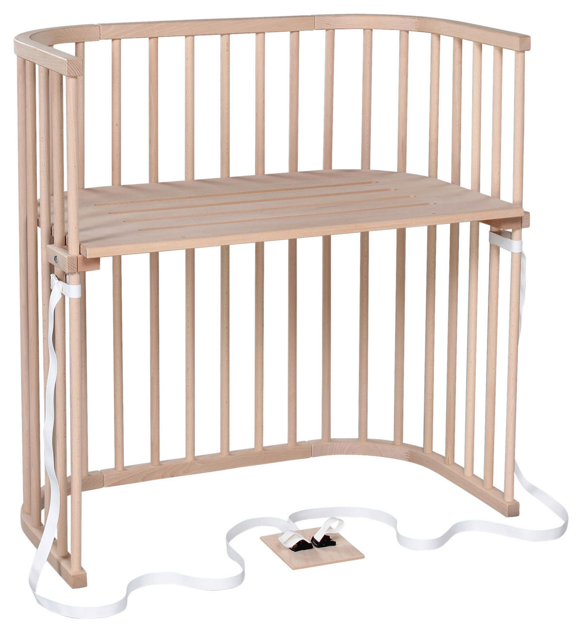 BEISTELLBETT  96/54/96,50 cm  - Naturfarben, Basics, Holz (96/54/96,50cm) - Babybay