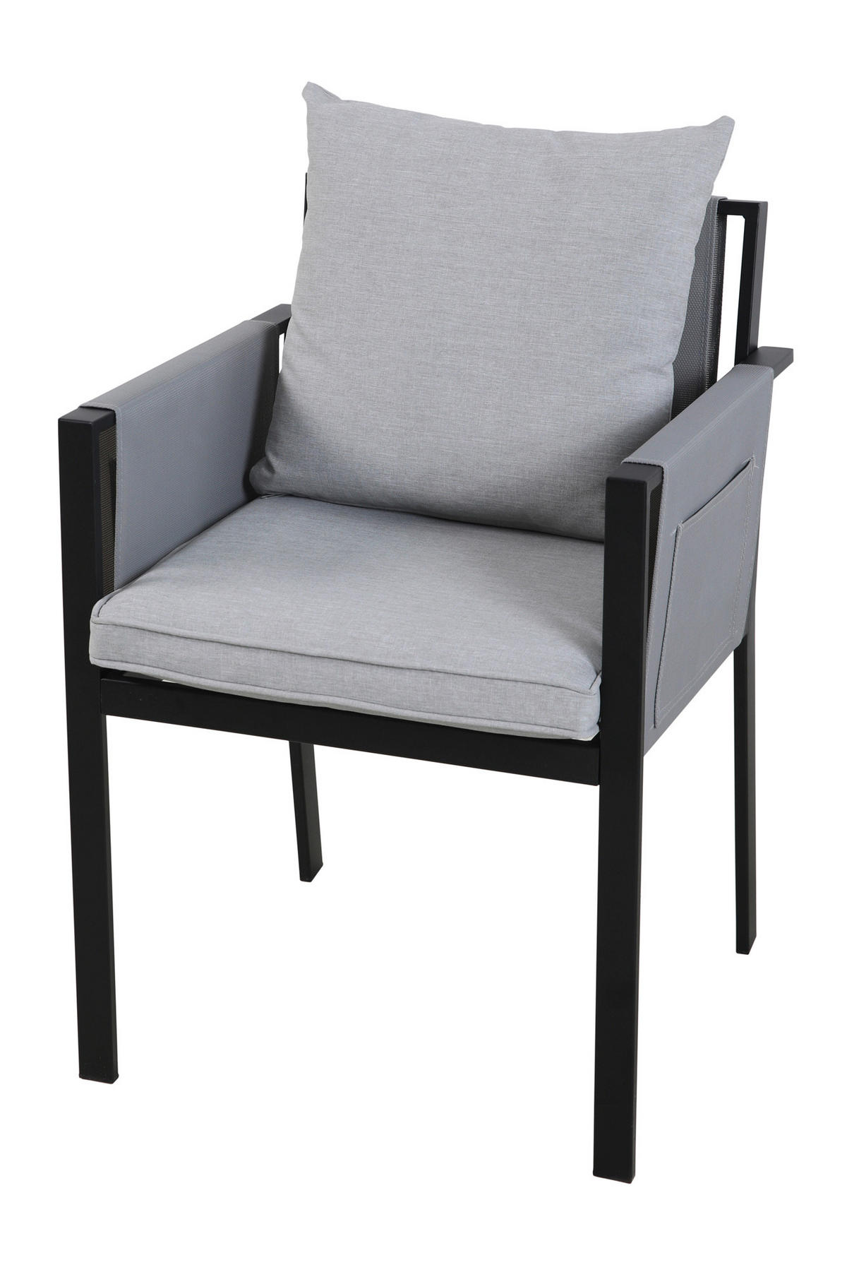 UTEGRUPP  - grå/svart, Design, metall/glas - Livetastic