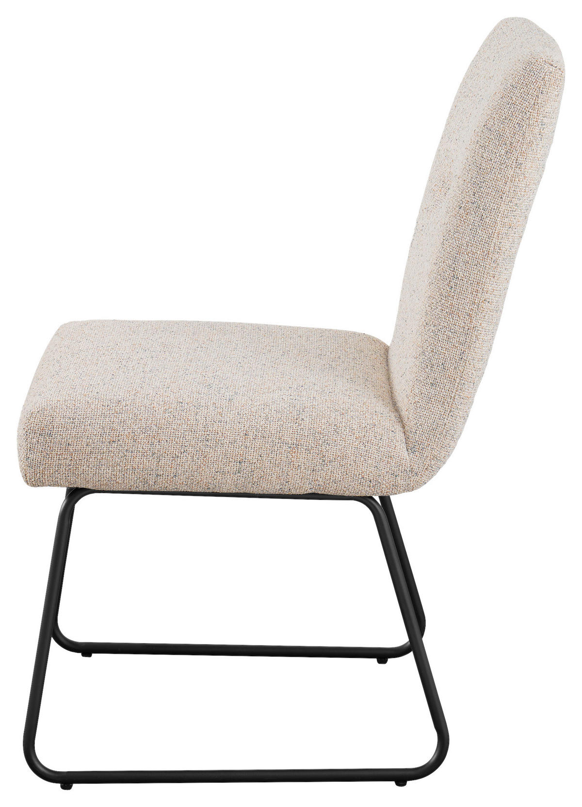 STUHL - Beige/Schwarz, Design, Textil/Metall (51,5/92,5/65cm) - SetOne by Musterring