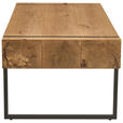 COUCHTISCH in Holz, Metall, Holzwerkstoff 110/59,4/45 cm  - Eichefarben/Schwarz, Design, Holz/Holzwerkstoff (110/59,4/45cm) - Carryhome
