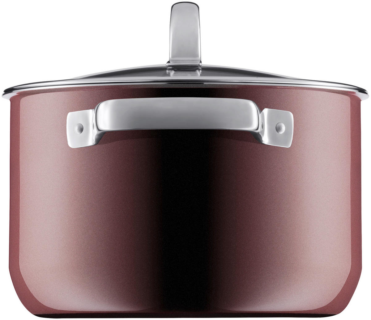 KOCHTOPFSET Fusiontec Mineral 4-teilig  - Rosa, Basics, Metall (60/30/33cm) - WMF