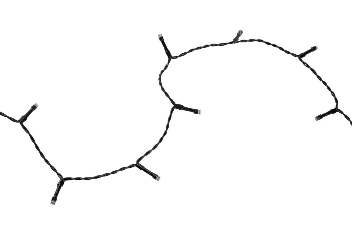 LICHTERKETTE 1800 cm  - Schwarz, KONVENTIONELL, Kunststoff (1800cm) - X-Mas
