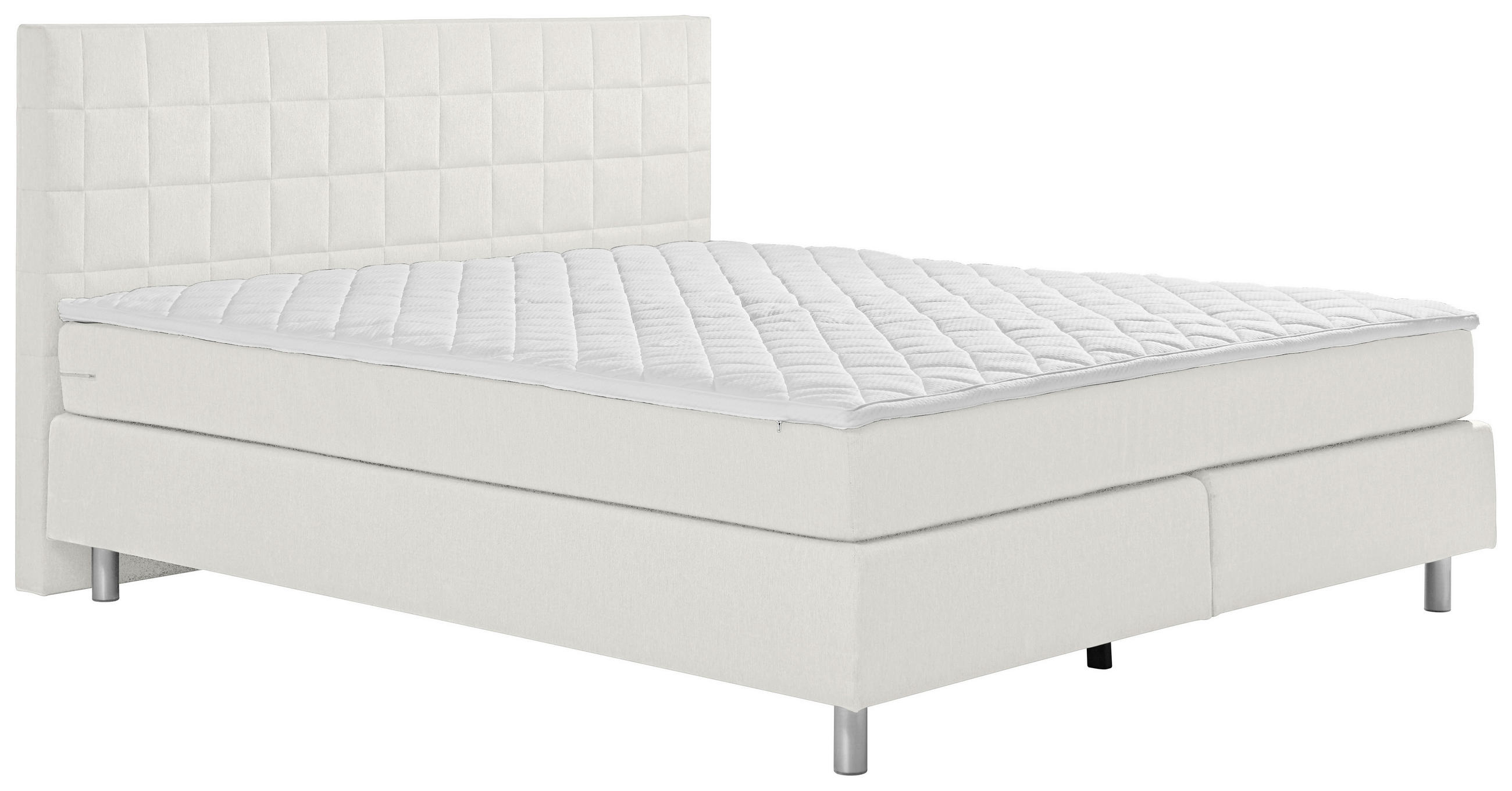 Carryhome Boxspringbett Beige 180x200 cm