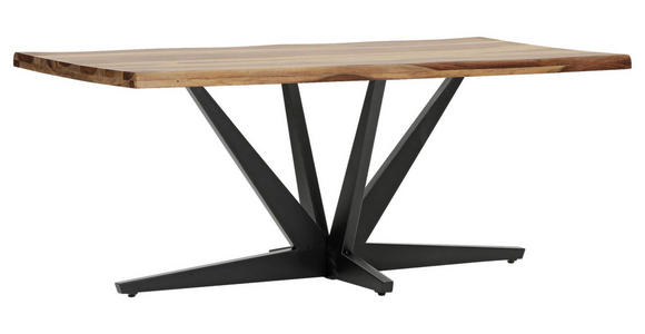 TISCHPLATTE      - Sheeshamfarben, Design, Holz (200/100/5cm) - Landscape