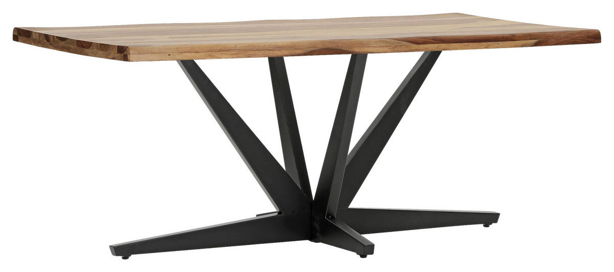 TISCHPLATTE Sheeshamfarben   - Sheeshamfarben, Design, Holz (200/100/5cm) - Landscape