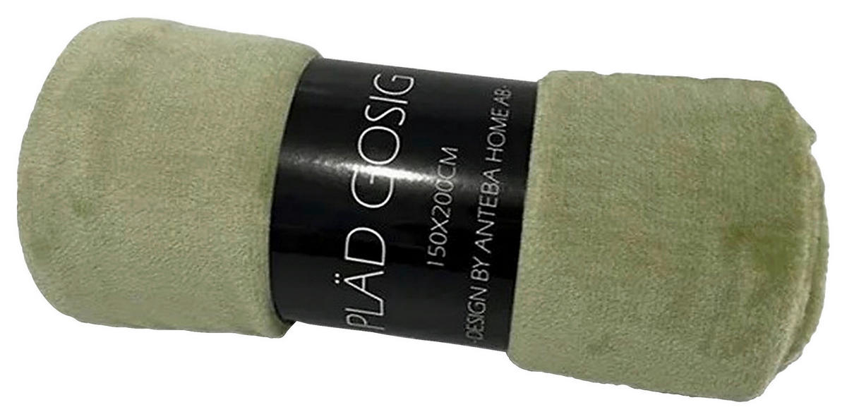 FILT 150/200 cm  - grön, Design, textil (150/200cm)