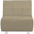 SCHLAFSESSEL in Textil Beige - Chromfarben/Beige, Design, Textil/Metall (84/88/103cm) - Novel SCHLAFSESSEL in Textil Beige - Chromfarben/Beige, Design, Textil/Metall (84/88/103cm) - Novel