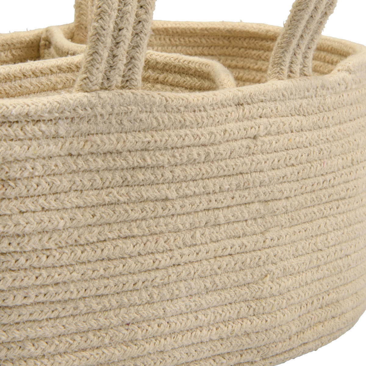 AUFBEWAHRUNGSKÖRBCHEN    35/25/16 cm  - Naturfarben, Basics, Textil (35/25/16cm) - Patinio