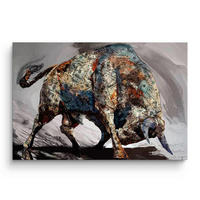 KUNSTDRUCK 116/78 cm  - Multicolor, Basics, Holz (116/78cm)